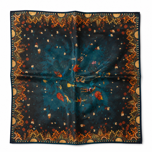 Enchanted Garden Silk Scarf