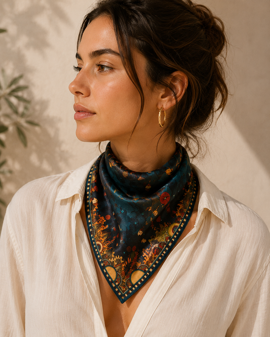 Enchanted Garden Silk Scarf